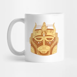 Terracotta African Mask No 8 Mug